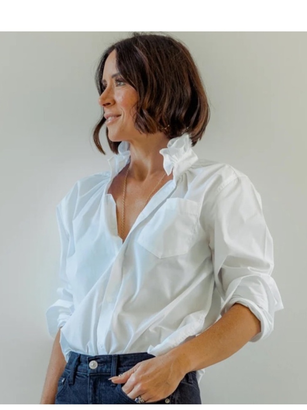 KMJ - Quarantina Top - Size XS- White